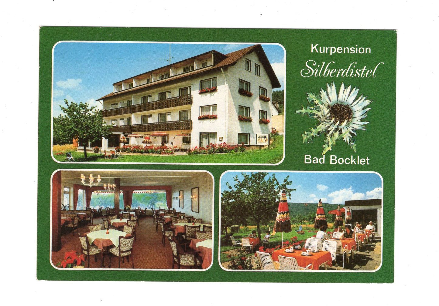 Ansichtskarte Kurpension Silberdistel / Bad Bocklet