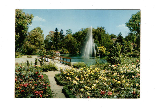 Ansichtskarte Zweibrücken / Café Restaurant Dornröschen im Rosengarten