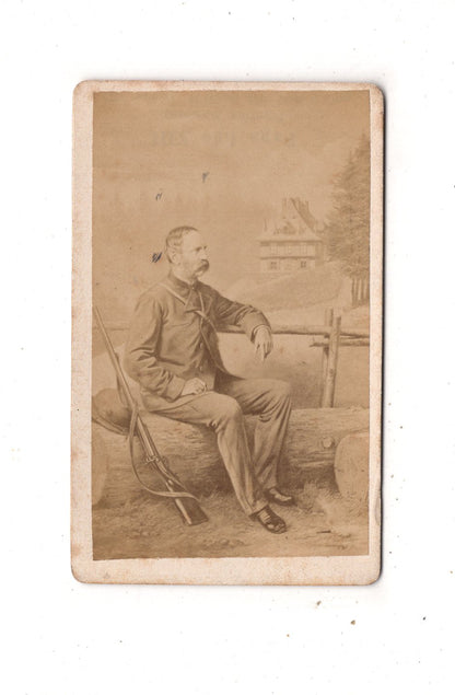 Fotografie König Albert von Sachsen - unbekannter Ort 1860er