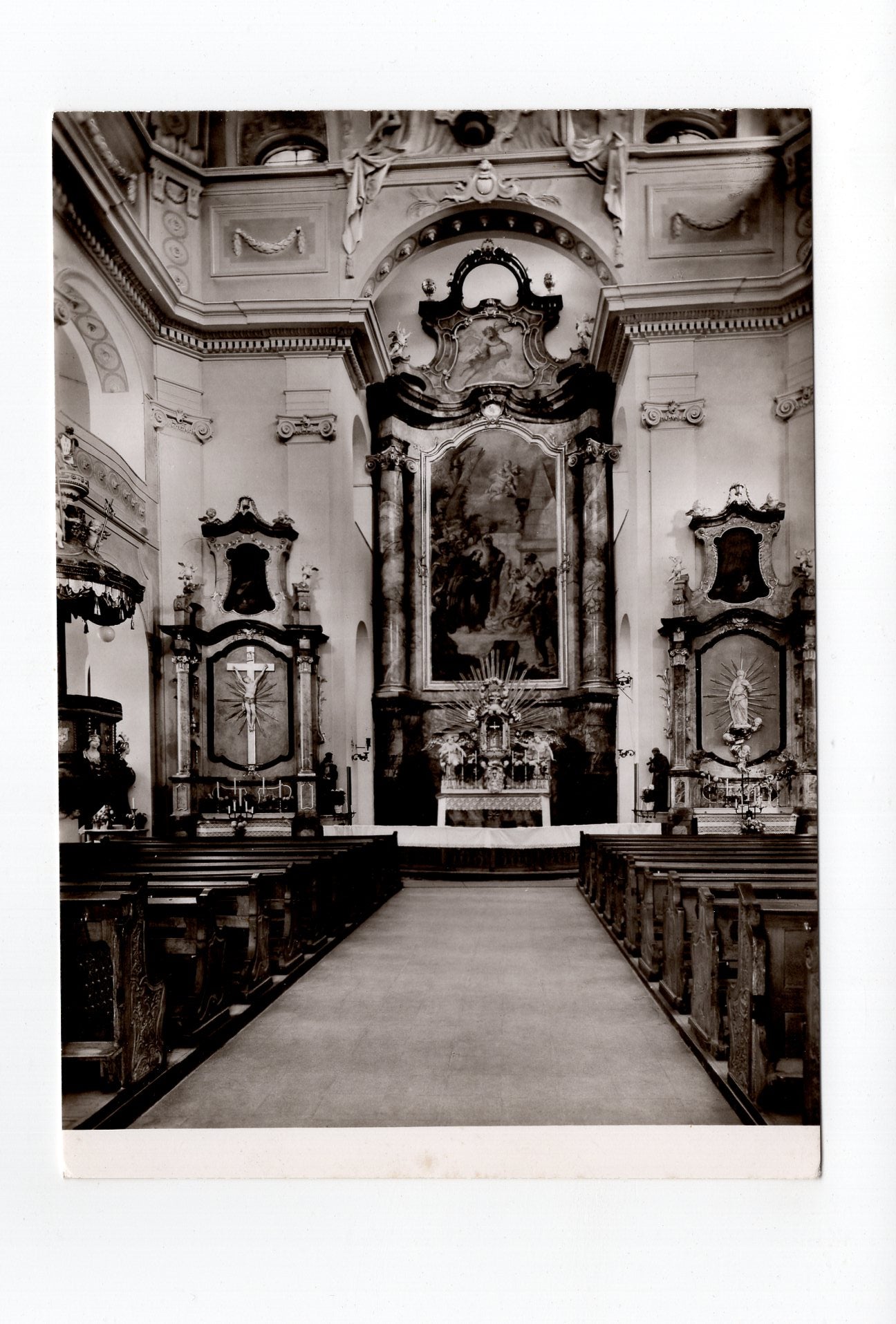 Ansichtskarte Klosterkirche Sankt Jakobus / Bad Kissingen