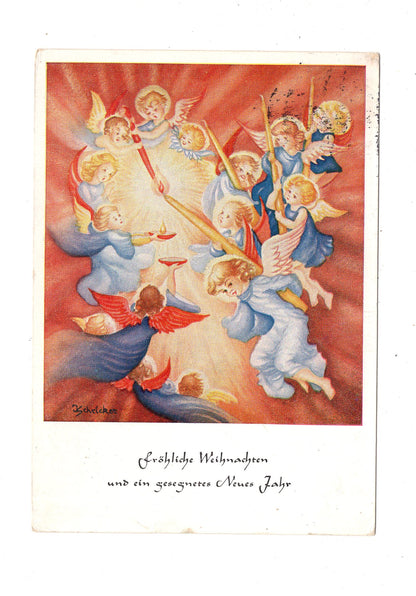 Ansichtskarte Feiertage / Frohe Weihnachten / K1-63