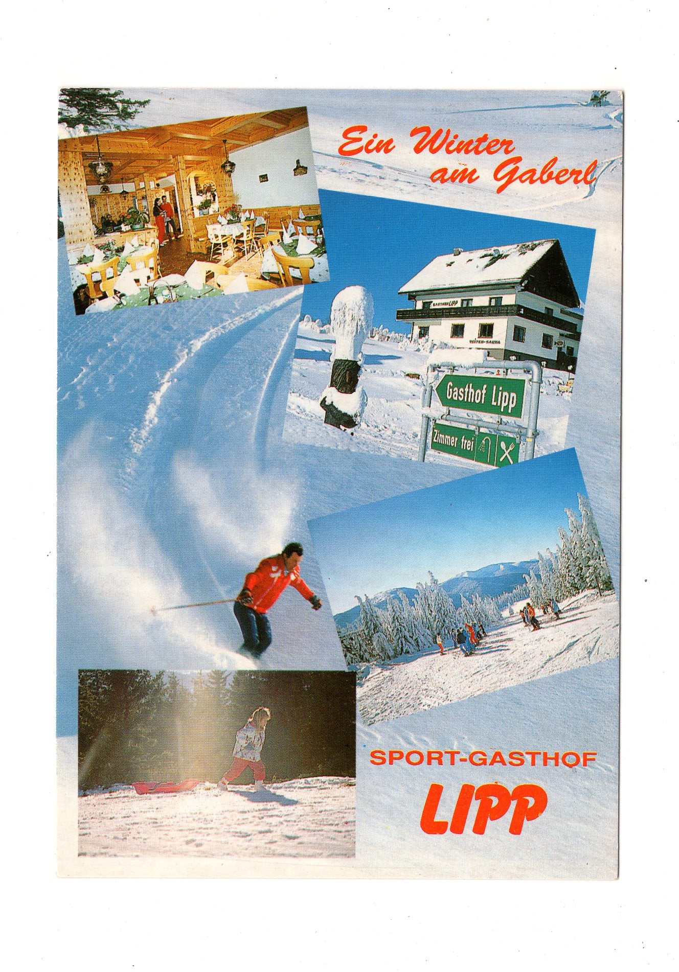 Ansichtskarte Sport-Gasthof Lipp / Gaberl / Salla / Steiermark / Österreich