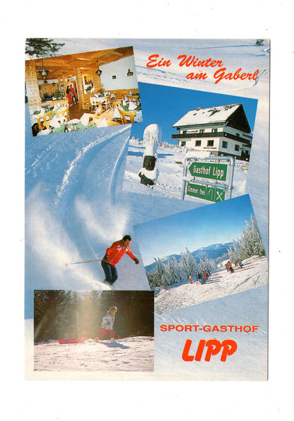 Ansichtskarte Sport-Gasthof Lipp / Gaberl / Salla / Steiermark / Österreich