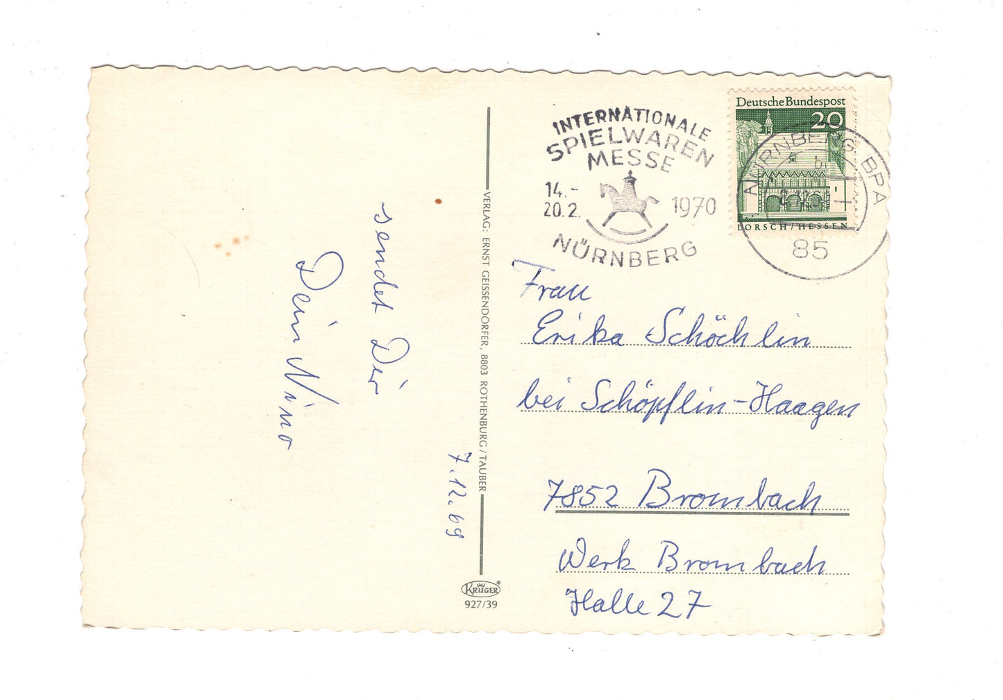 Ansichtskarte Grüße aus Nürnberg / G1-61