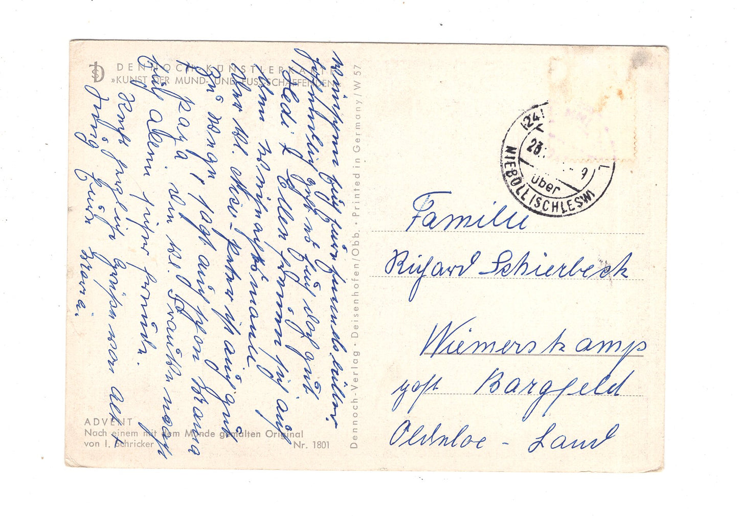 Ansichtskarte Feiertage / Frohe Weihnachten / K1-63