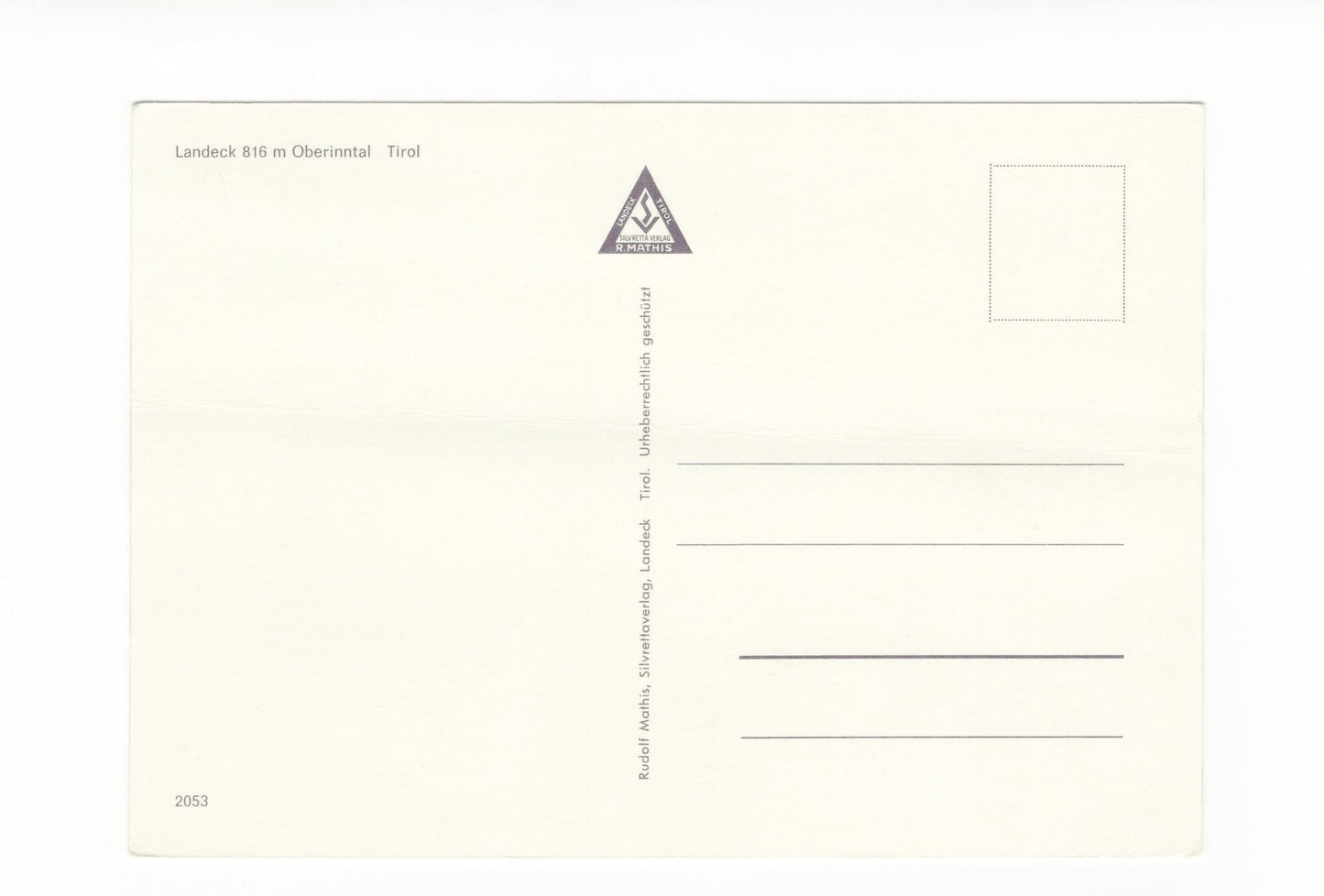 Ansichtskarte Landeck / Oberinntal / Tirol / Österreich