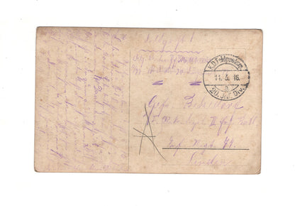 Ansichtskarte / Feldpost / Gruppenbild Soldaten - 1916