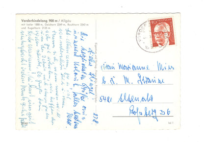 Ansichtskarte Vorderhindelang / Allgäu / H1-57