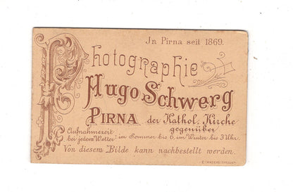 Fotografie Soldat - Pirna 1880er / CDV M1-09