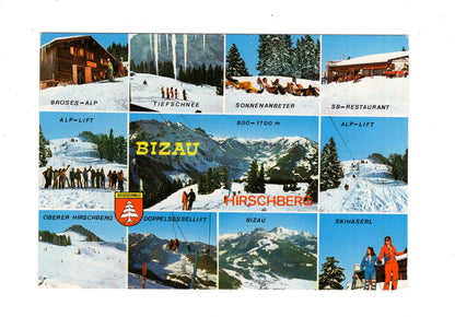 Ansichtskarte Bizau / Skiparadies Hirschberg / Österreich