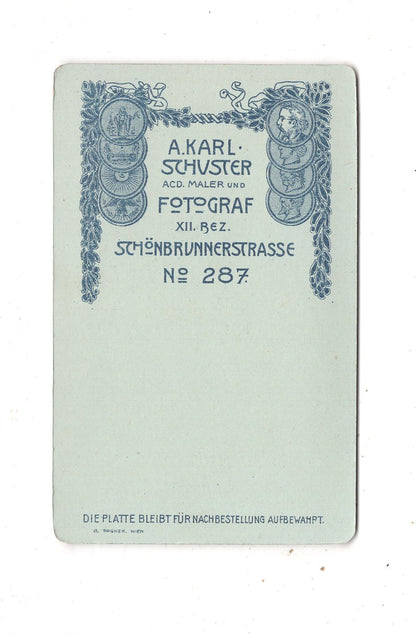 Fotografie Damenportrait - Wien um 1900 / CDV N1-16