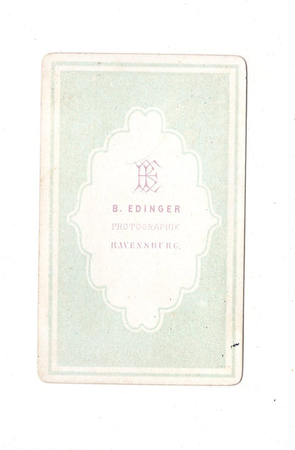 Fotografie Herrenportrait - Ravensburg 1860er / CDV C1-24