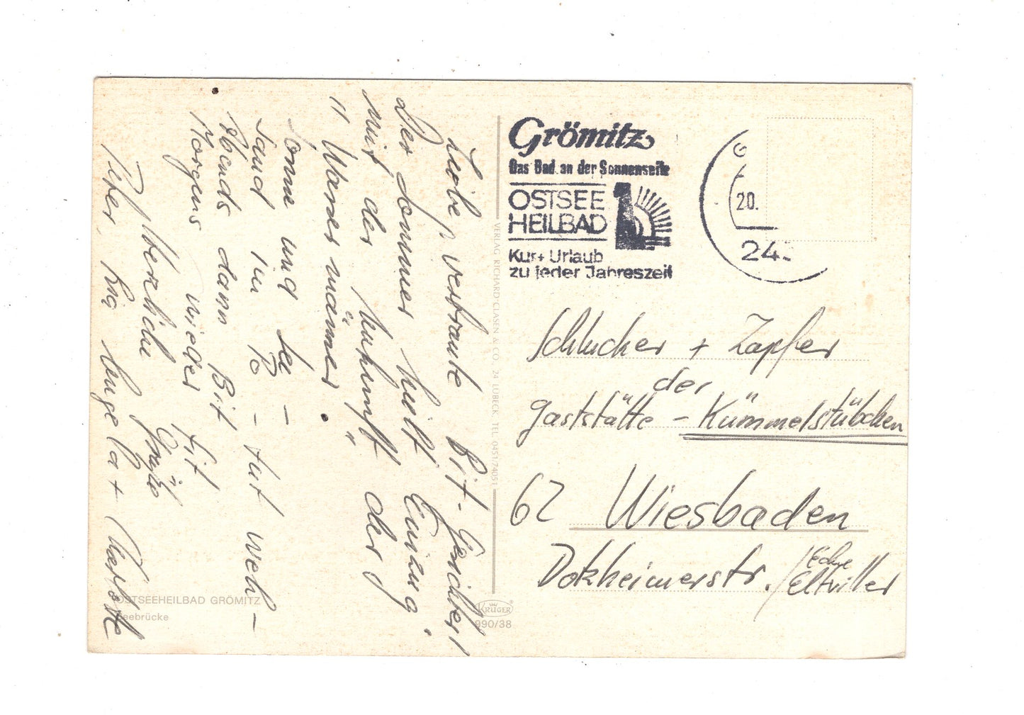 Ansichtskarte Ostseeheilbad Grömitz / Seebrücke / L1-68