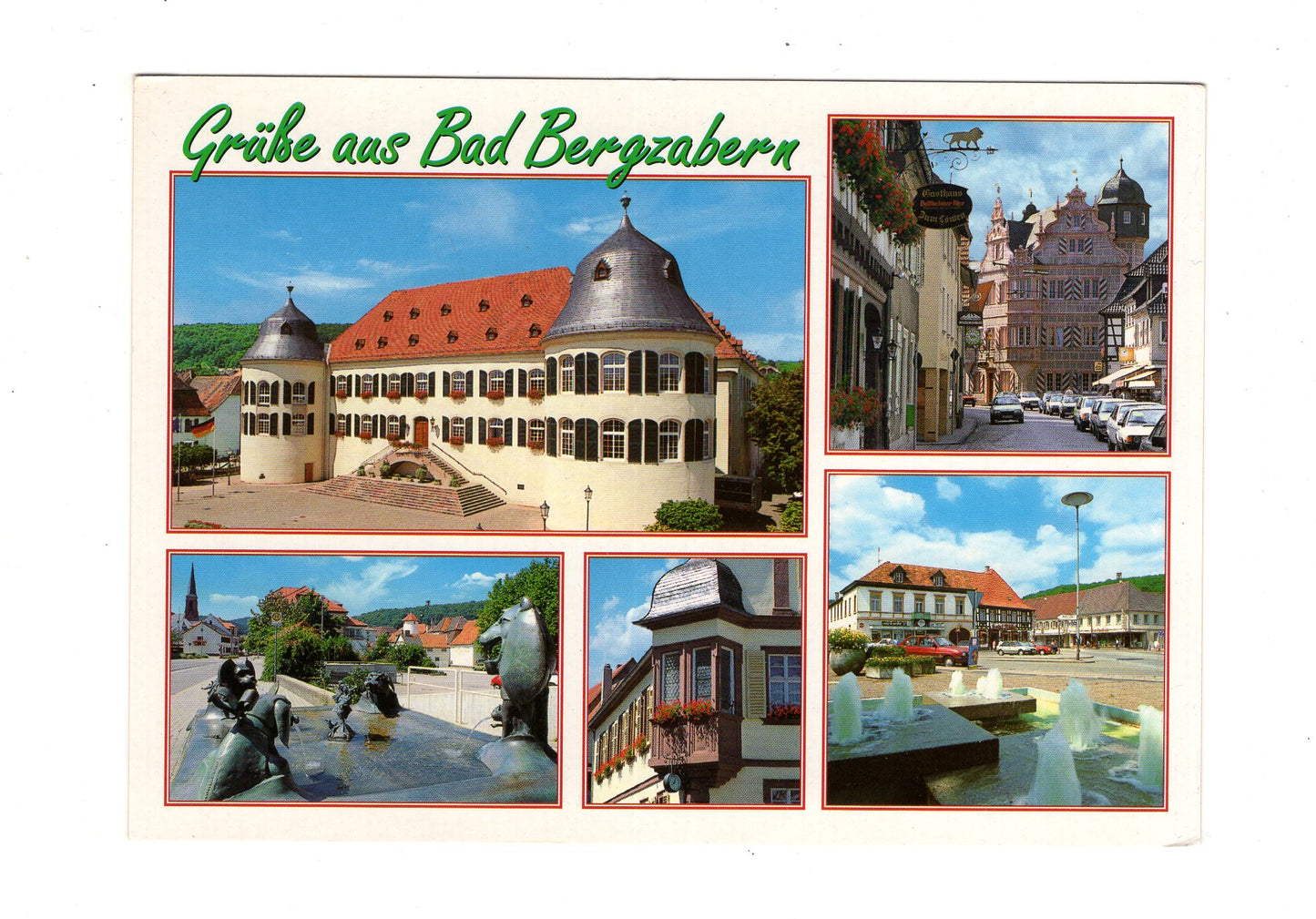 Ansichtskarte Bad Bergzabern im Naturpark Pfälzer Wald