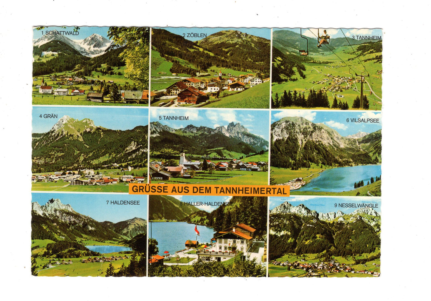 Ansichtskarte Tannheimer Tal / Tirol / Österreich
