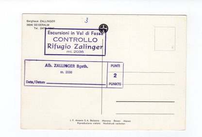 Ansichtskarte Dolomiten / Seiseralm / Berghaus Zallinger / Südtirol / Italien