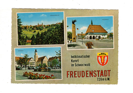 Ansichtskarte Freudenstadt im Schwarzwald / Rathaus +++ / J1-68