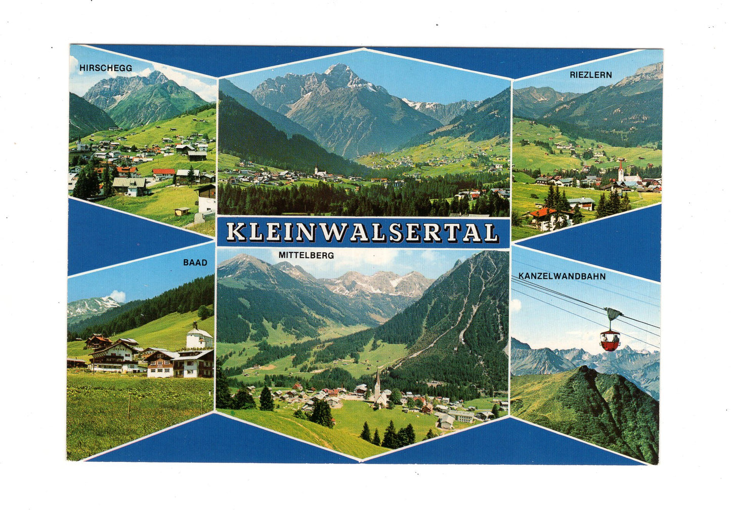 Ansichtskarte Kleinwalsertal / Österreich