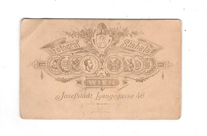 Fotografie Damenportrait - Wien 1880er / CDV N1-16