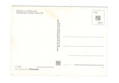 Ansichtskarte Marbach an der Donau und Maria Taferl / Niederösterreich / Österreich