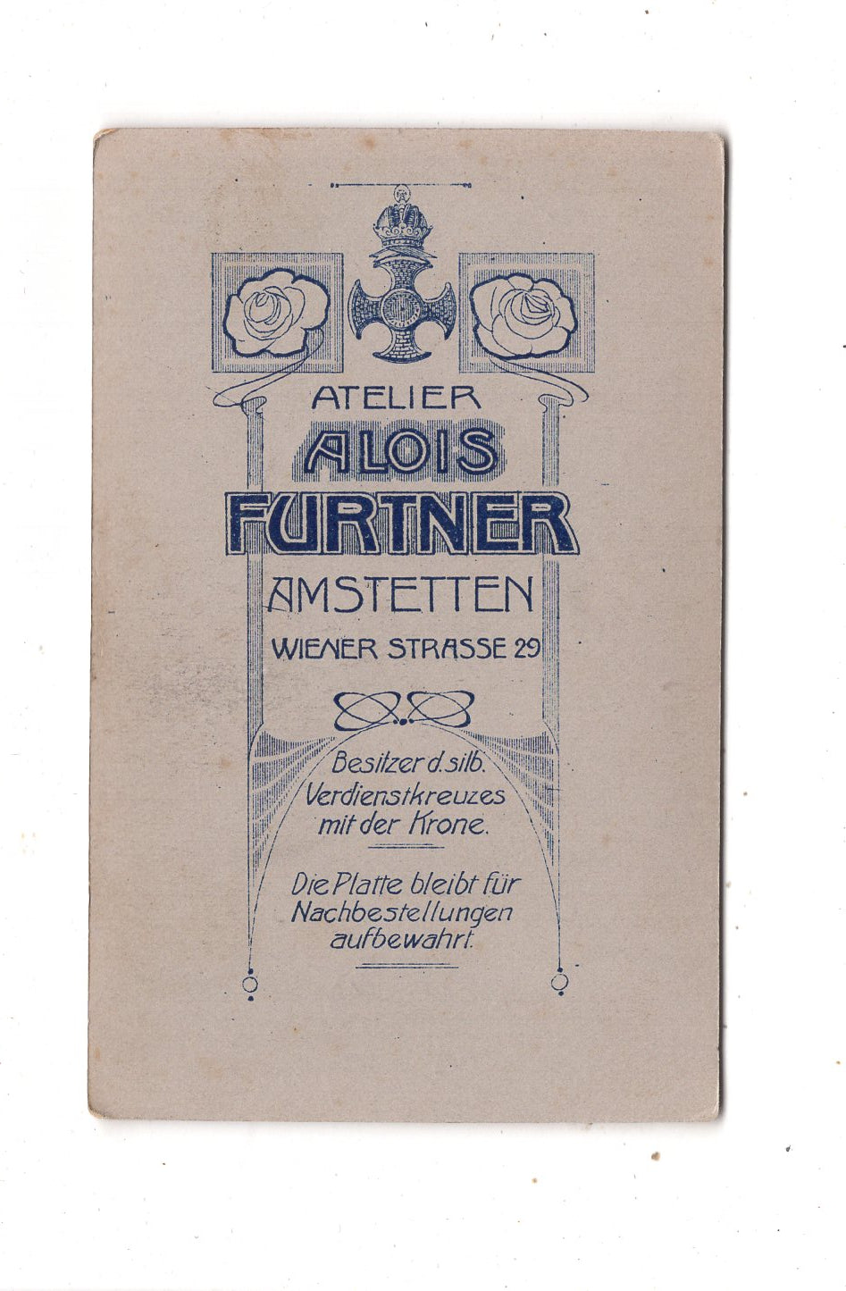 Fotografie Feine Dame - Amstetten um 1910