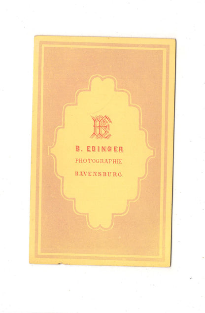 Fotografie Herrenportrait - Ravensburg um 1870 / CDV C1-24