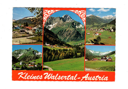 Ansichtskarte Kleinwalsertal / Österreich