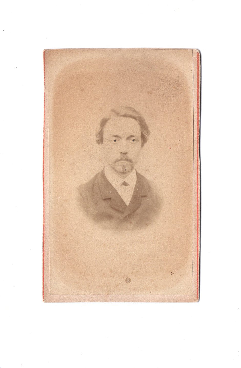 Fotografie Herrenportrait / benannt - unbekannter Ort 1870er