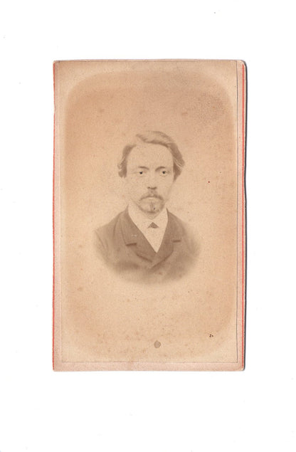 Fotografie Herrenportrait / benannt - unbekannter Ort 1870er