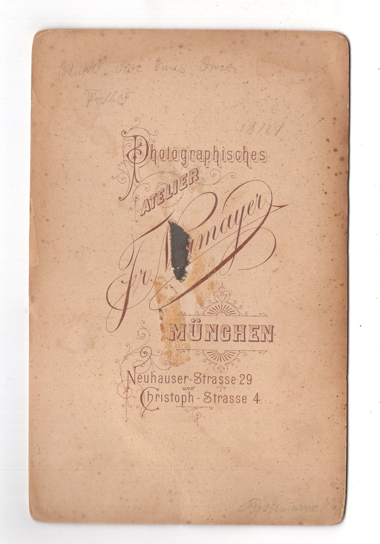 Fotografie Feine Dame - München 1880er / CAB W-28
