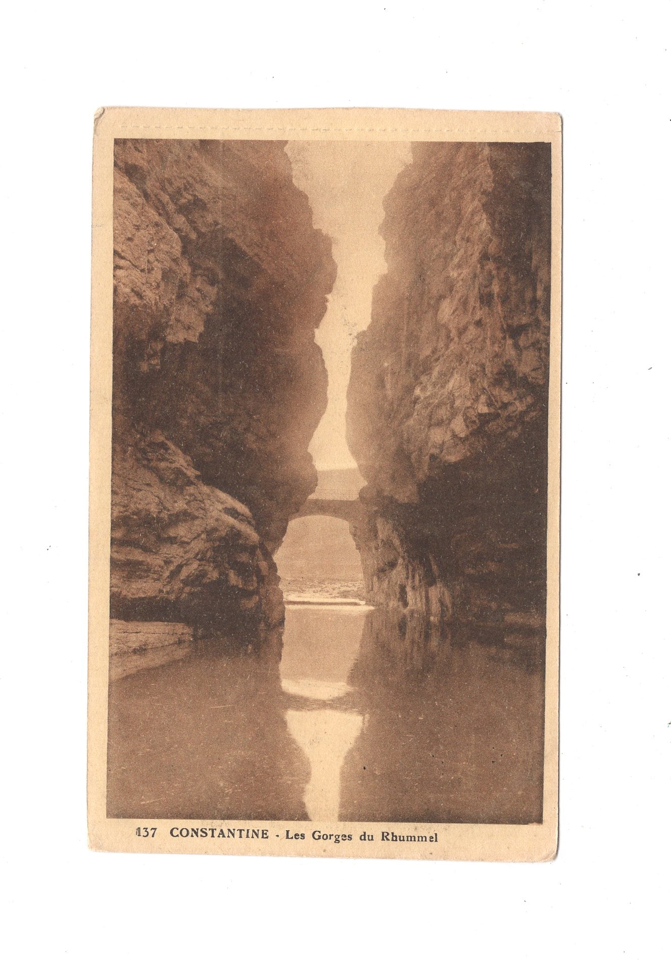 Ansichtskarte Constantine / Les Gorges du Rhummel / Algerien