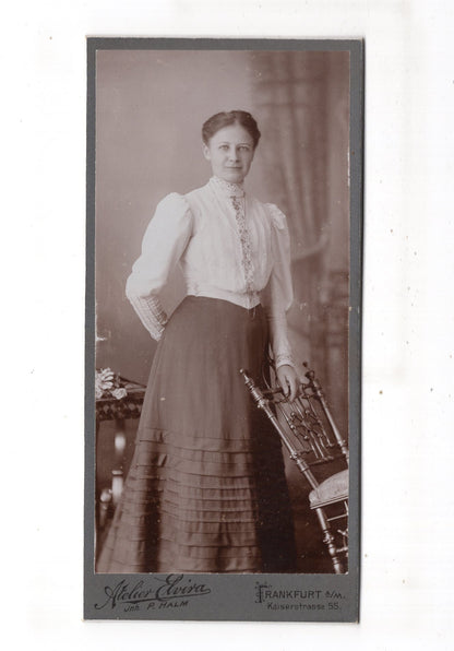 Fotografie Feine Dame - Frankfurt Main 1900er