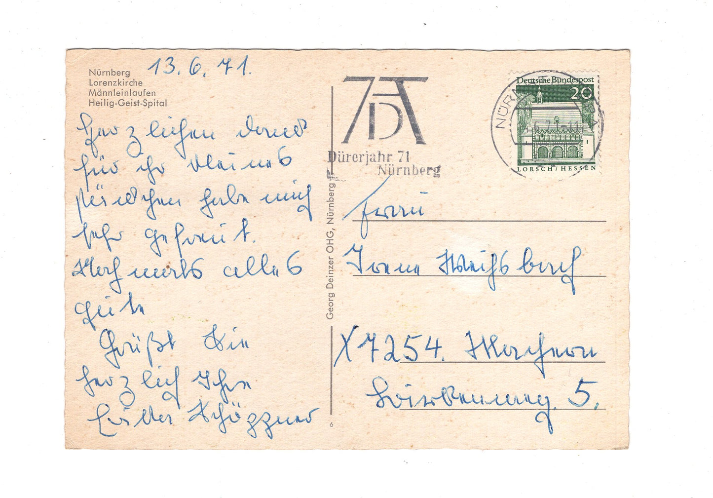 Ansichtskarte Grüße aus Nürnberg / G1-61