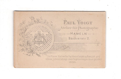 Fotografie Damenportrait - Hameln 1890er / CDV N1-16