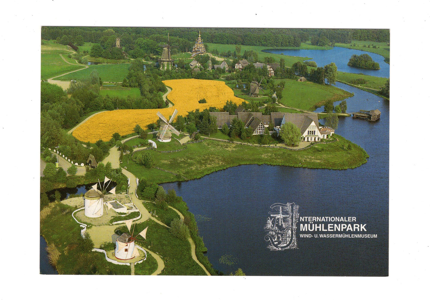 Ansichtskarte Gifhorn / Internationaler Mühlenpark
