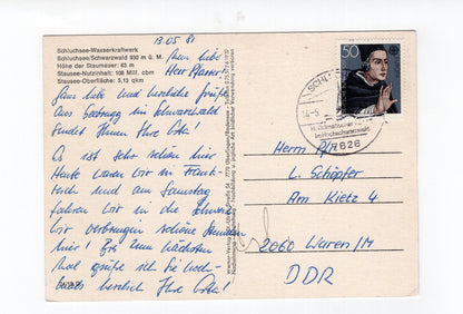 Ansichtskarte Schluchsee im Schwarzwald