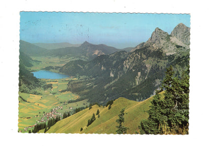 Ansichtskarte Blick vom Hahnenkamm ins Tannheimer Tal / Tirol / Österreich