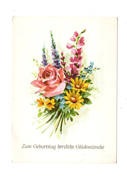 Ansichtskarte Glückwünsche / Glückwunsch zum Geburtstag / L1-59