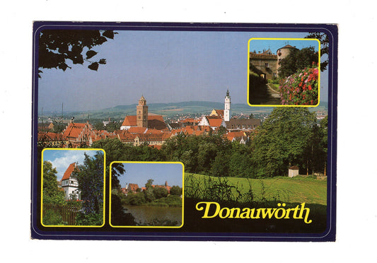 Ansichtskarte Donauwörth an der Romantischen Straße