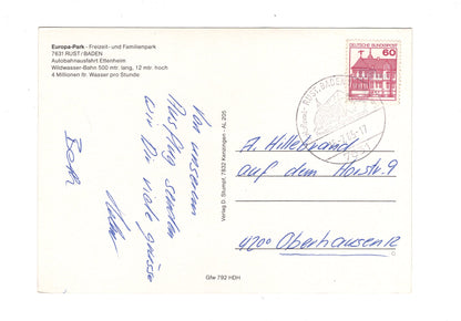 Ansichtskarte Europa-Park Rust / Baden / I1-54