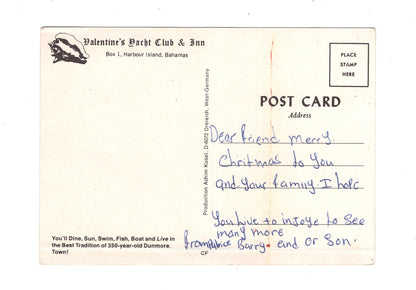 Ansichtskarte Valentine´s Yacht Club & Inn / Harbour Island / Bahamas
