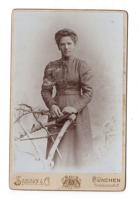 Fotografie Feine Dame - München 1890er / CAB W-28