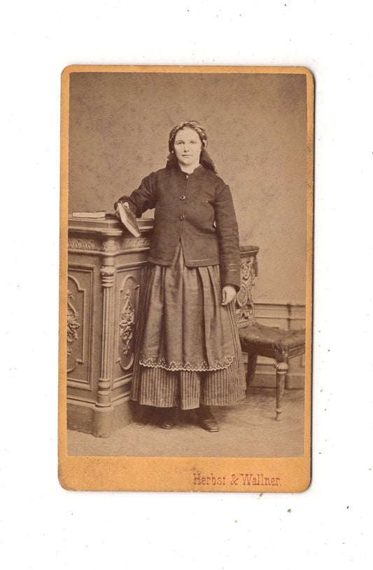 Fotografie Feine Dame / benannt - Wien um 1870