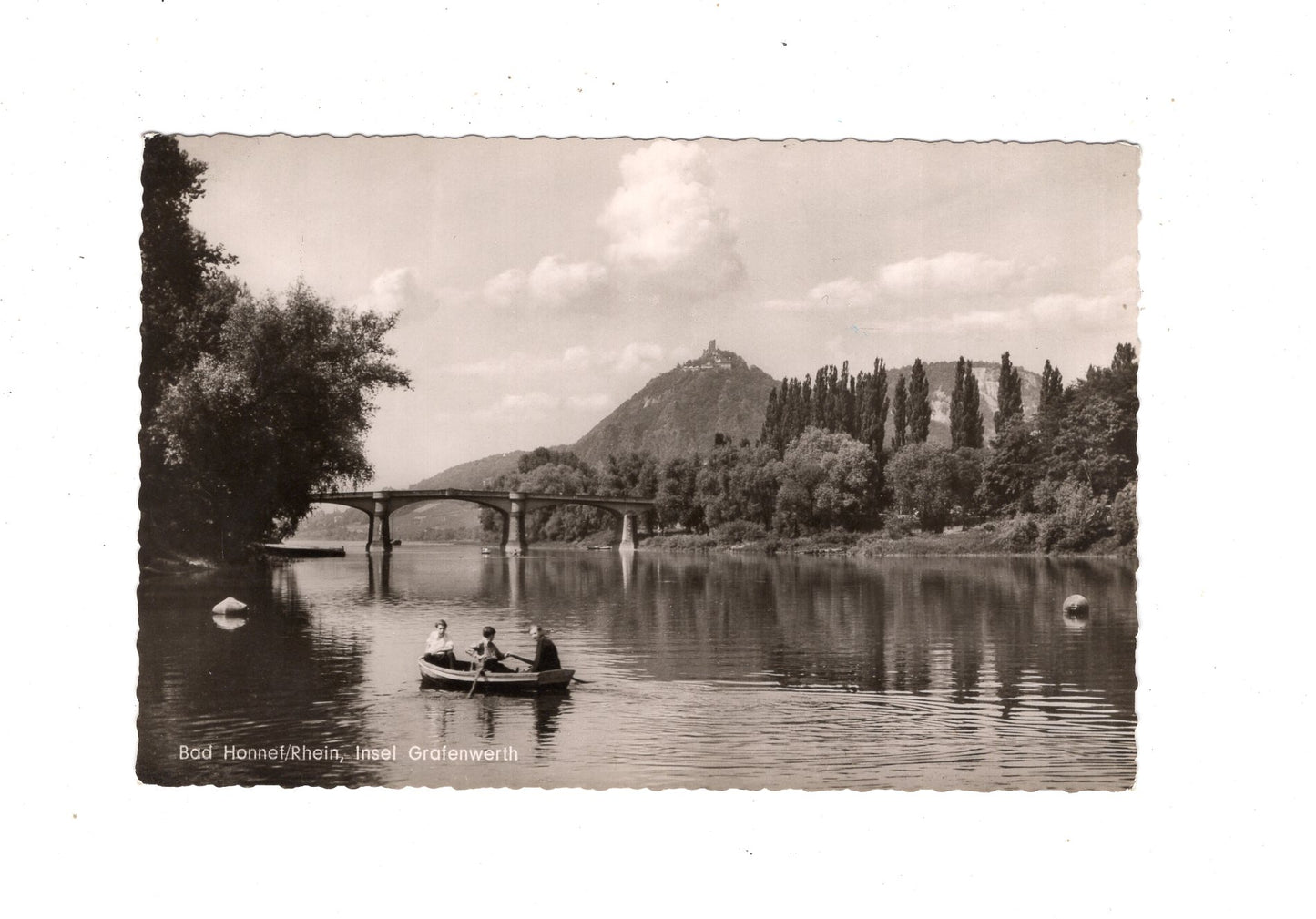 Ansichtskarte Bad Honnef am Rhein / Insel Grafenwerth / M1-66