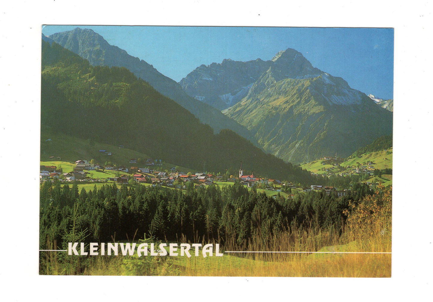 Ansichtskarte Kleinwalsertal / Österreich