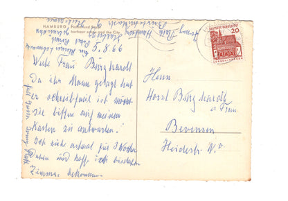 Ansichtskarte Hamburg / Hafen und Stadt / I1-70