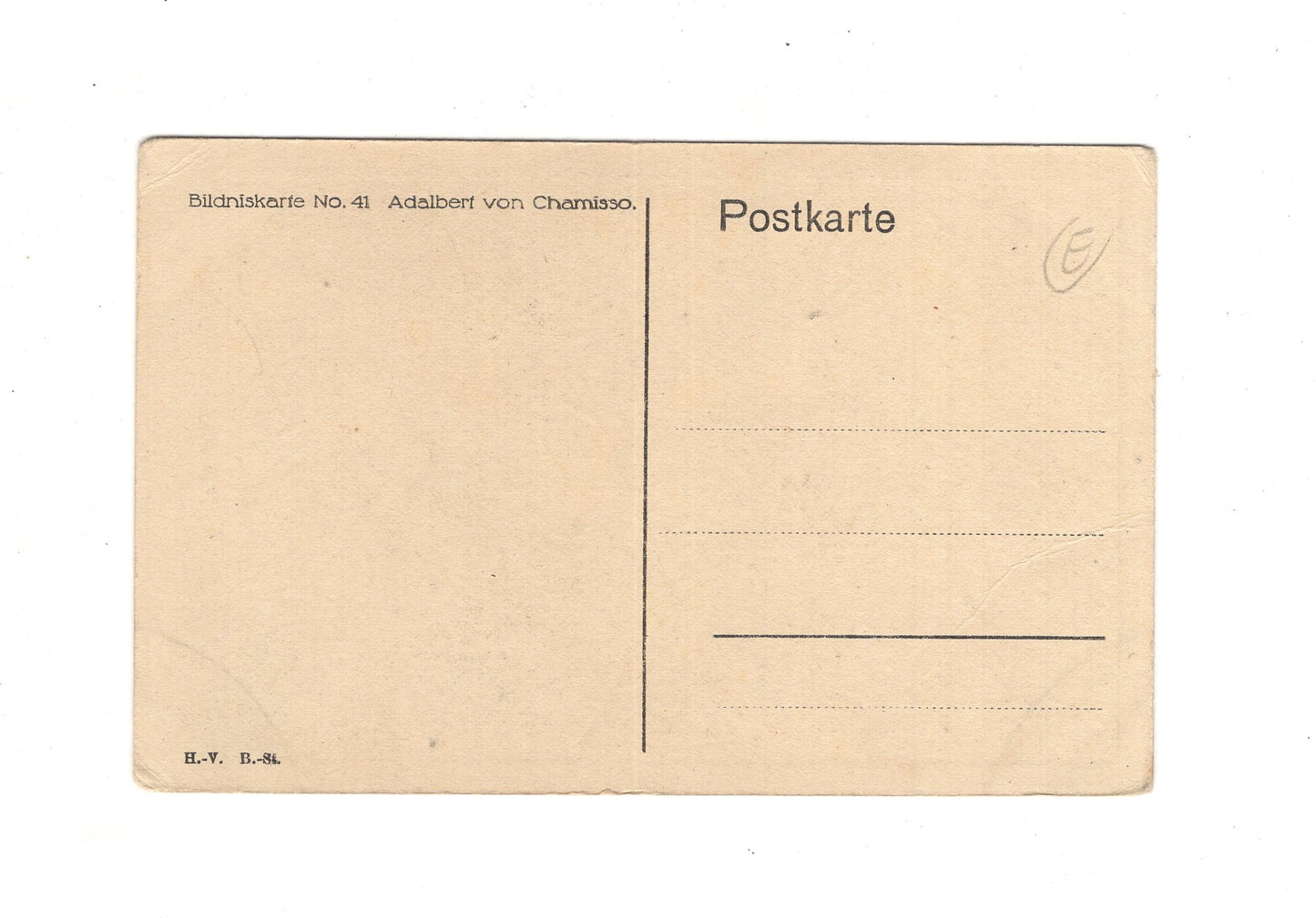 Ansichtskarte Adalbert von Chamisso