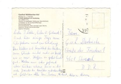 Ansichtskarte Gasthof Mühlbacher Hof / Mühlbach am Hochkönig / Österreich