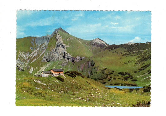 Ansichtskarte Landsberger Hütte am oberen Traualpsee / Tirol / Österreich