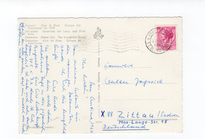 Ansichtskarte Dolomiten / Seiseralm / Südtirol / Italien